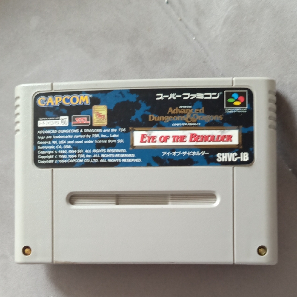 Eye of the Beholder Game Cartridge - Gray